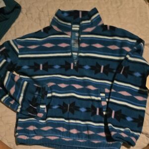 SO Blue and Pink Fabric